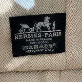 エルメス HERMES ブリッドアブラックPM オレンジ シルバー金具 トワル レディース ポーチ