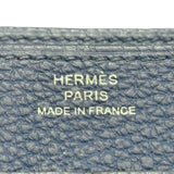 エルメス HERMES ドゴンGM Z刻印 ブルーフランス トリヨン メンズ 長財布