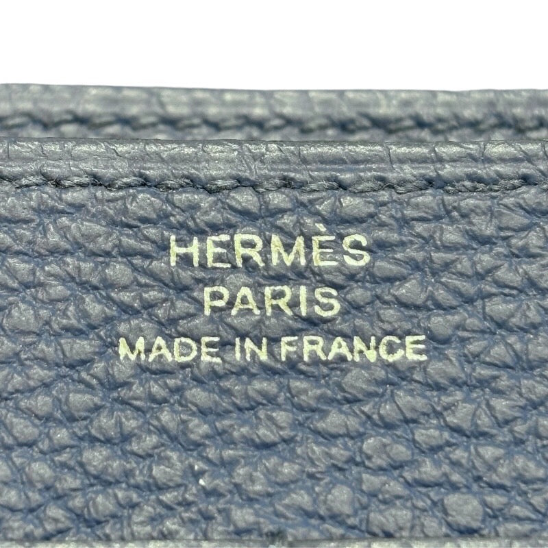 エルメス HERMES ドゴンGM Z刻印 ブルーフランス トリヨン メンズ 長財布