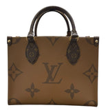 ルイ・ヴィトン LOUIS VUITTON オンザゴーPM M46373 ブラウン モノグラム・リバース レディース ショルダーバッグ