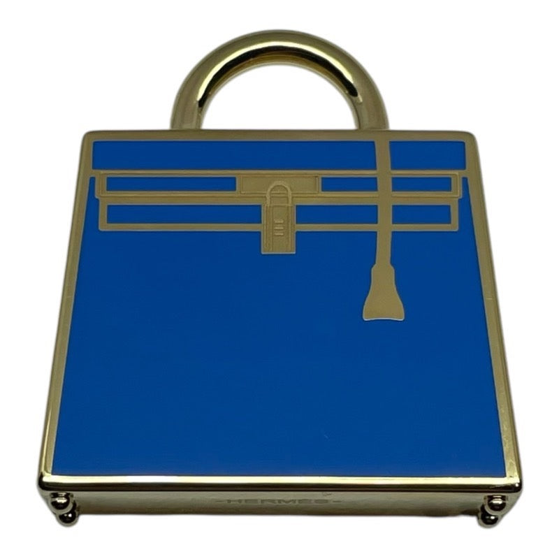 エルメス HERMES キュリオジテ ケリー チャーム エナメル・メタル/GD金具 ユニセックス チャーム