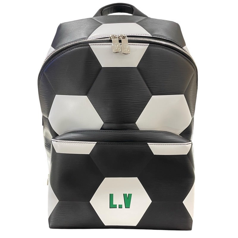 ルイ・ヴィトン LOUIS VUITTON アポロ バックパック2018年FIFA　W杯限定 M52186 ブラック・ホワイト エピ メンズ リュック・デイパック