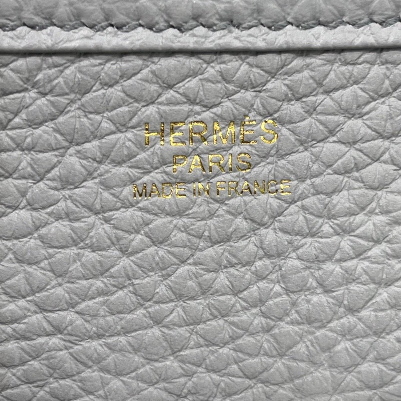 エルメス HERMES エブリン3 PM B刻印 ブルーペール×ゴールド金具 トリヨンクレマンス レディース ショルダーバッグ