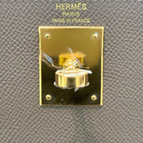 エルメス HERMES ケリー28 外縫い W刻印 エトゥープ×ゴールド金具 エプソン レディース ハンドバッグ