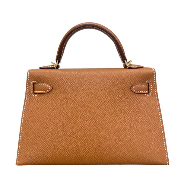 エルメス HERMES ミニケリー2 W刻印　(2024年製) ゴールド ゴールド金具 ヴォーエプソン レディース ハンドバッグ