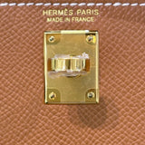 エルメス HERMES ミニケリー2 W刻印 ゴールド ゴールド金具 ヴォーエプソン レディース ハンドバッグ