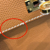 エルメス HERMES ミニケリー2 W刻印　(2024年製) ゴールド ゴールド金具 ヴォーエプソン レディース ハンドバッグ