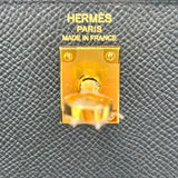 エルメス HERMES ケリー25 外縫い W刻印 ブラック×ゴールド金具 エプソン レディース ショルダーバッグ