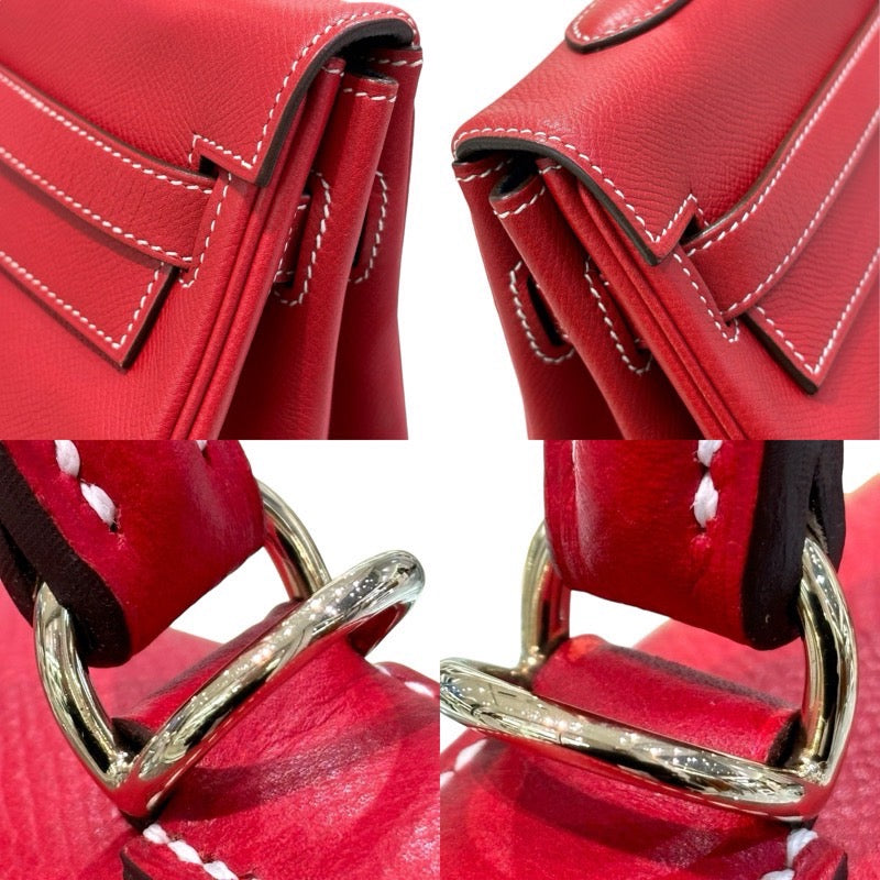 エルメス HERMES ケリー35 ヴェルソ □P刻印 ルージュカザック