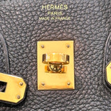 エルメス HERMES バーキン25 Z刻印 ブラック×ゴールド金具 トゴ レディース ハンドバッグ