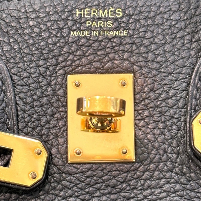 エルメス HERMES バーキン25 Z刻印 ブラック×ゴールド金具 トゴ レディース ハンドバッグ