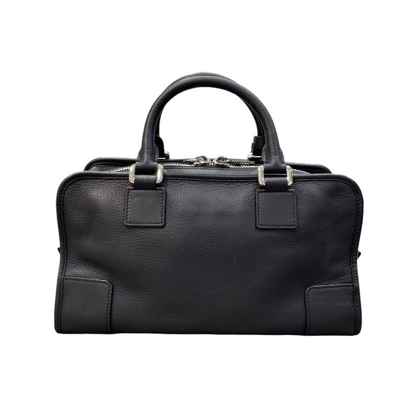 ロエベ LOEWE アマソナ28 35230N03 ブラック×シルバー金具 カーフ レディース ショルダーバッグ