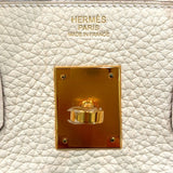 エルメス HERMES バーキン30 U刻印 ナタ×ゴールド金具 トリヨン レディース ハンドバッグ