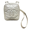 シャネル CHANEL ココマークショルダーバッグ シャンパンゴールド　SV金具 ソフトキャビア レディース ショルダーバッグ