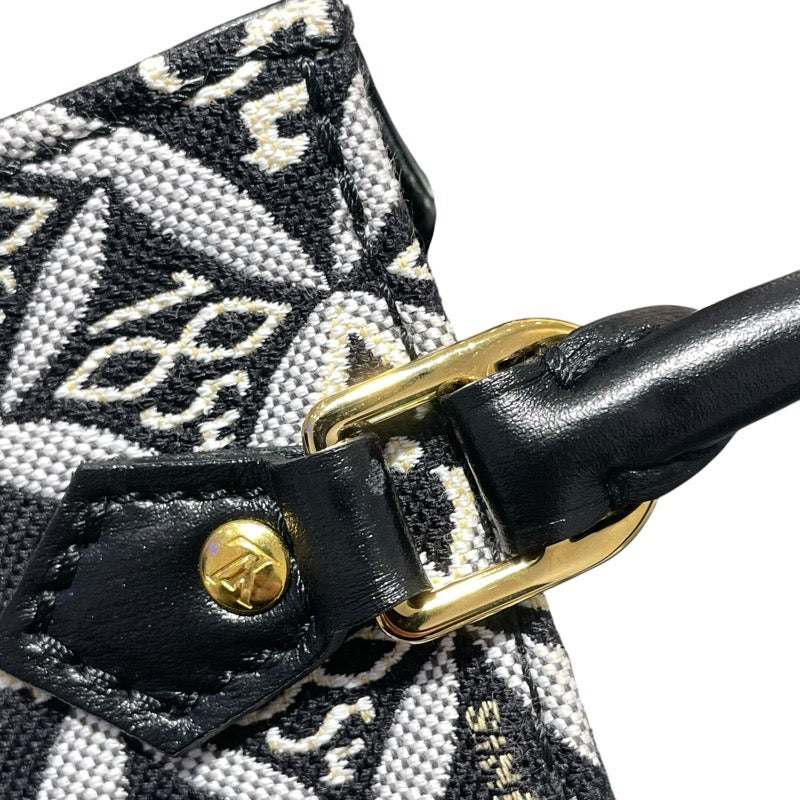 ルイ・ヴィトン LOUIS VUITTON プティット・サックプラ M80484 ノワール Since1854ジャカード レディース ショルダーバッグ