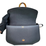 エルメス HERMES シェルシュ・ミディ25 A刻 ブラック/GD金具 エプソン レディース ショルダーバッグ