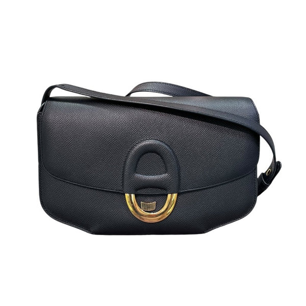 エルメス HERMES シェルシュ・ミディ25 A刻 ブラック/GD金具 エプソン レディース ショルダーバッグ