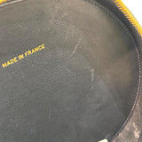 シャネル CHANEL ココマークラウンドバニティ ブラック×ゴールド金具 エナメル レディース ハンドバッグ