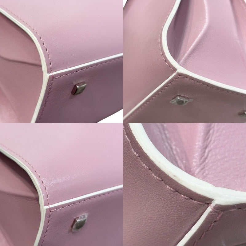 デルヴォー DELVAUX タンペートPM ピンク レザー レディース