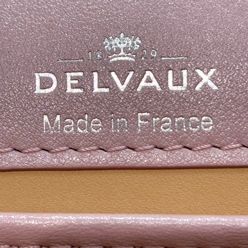 デルヴォー DELVAUX タンペートPM ピンク レザー レディース ショルダーバッグ