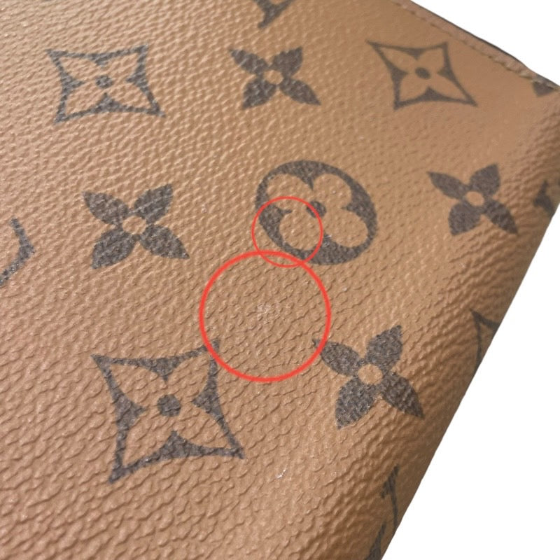 ルイ・ヴィトン LOUIS VUITTON ジッピーウォレット M82444 モノグラムリバース レディース 長財布