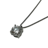 ダイヤネックレス トップpt900　チェーンpt850 ダイヤモンド ジュエリー