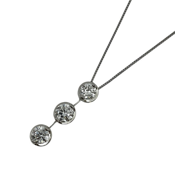 ダイヤモンド ネックレス D:0.455ct D:0.704ct D:0.57ct Pt900(トップ)/Pt850(チェーン) ジュエリー