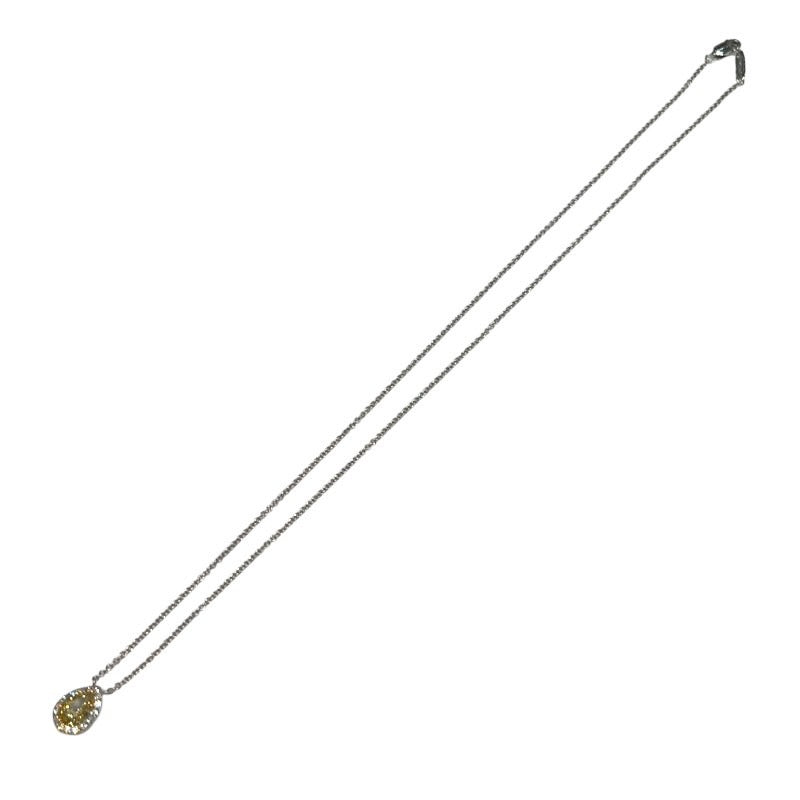 ティファニー TIFFANY＆CO ソレスト ペアシェイプ イエローダイヤ ネックレス 750YG/Pt950/イエローダイヤ ジュエリー