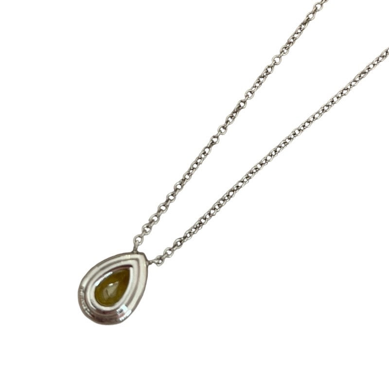ティファニー TIFFANY＆CO ソレスト ペアシェイプ イエローダイヤ ネックレス 750YG/Pt950/イエローダイヤ ジュエリー