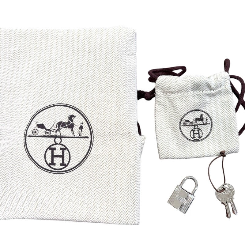 エルメス HERMES ピコタンロックMM Y刻印 エトゥープ/シルバー金具 トリヨン レディース ハンドバッグ