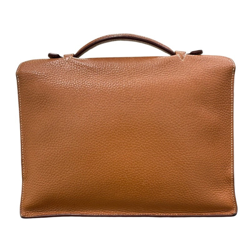 エルメス HERMES サックアデペッシュ27 □I刻 ゴールド/シルバー