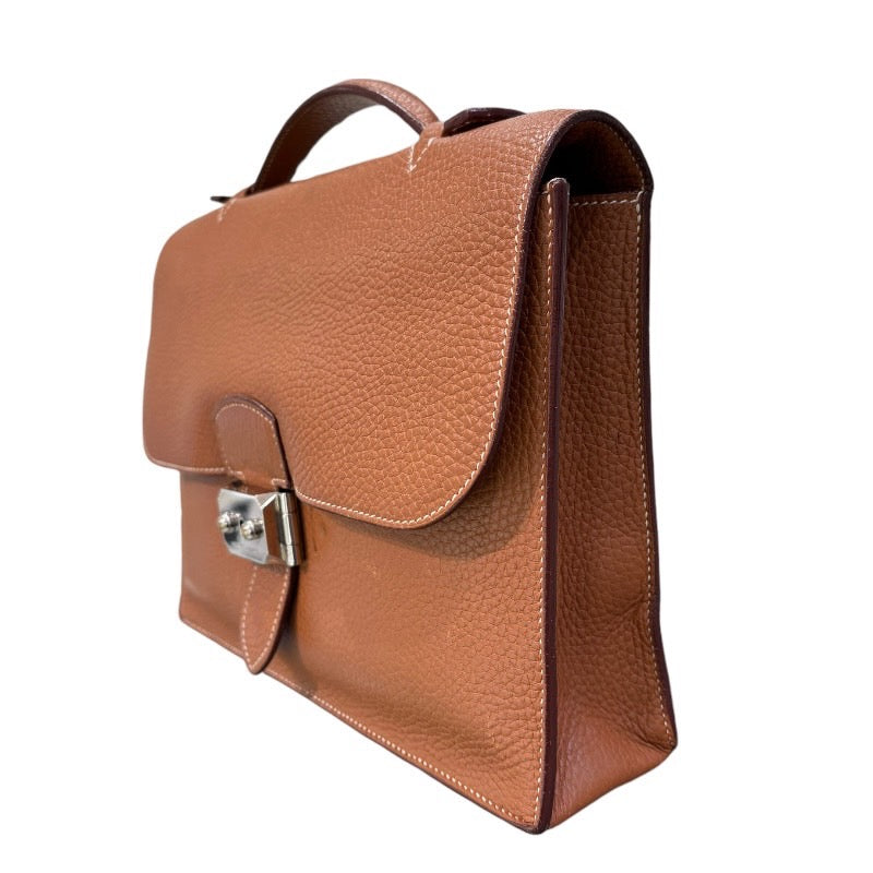【予約】 エルメス HERMES ゴールド/シルバー □I刻 サックアデペッシュ27 バッグ