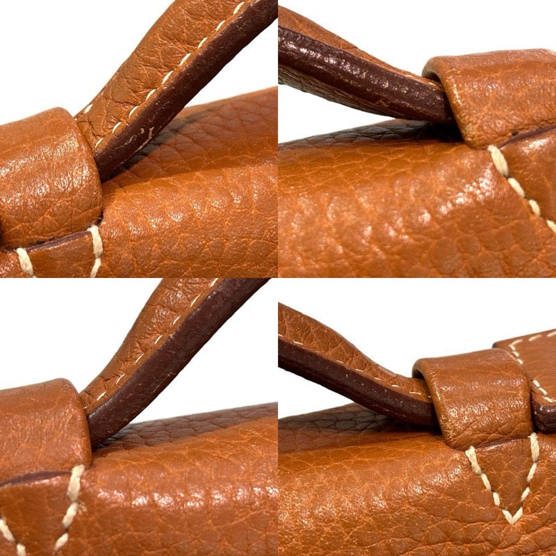 エルメス HERMES サックアデペッシュ27 □I刻 ゴールド/シルバー
