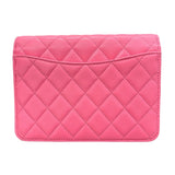 シャネル CHANEL マトラッセチェーンウォレット AP3745  ピンク ラムスキン ウォレットチェーン