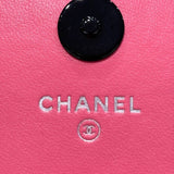 シャネル CHANEL マトラッセチェーンウォレット AP3745  ピンク ラムスキン ウォレットチェーン