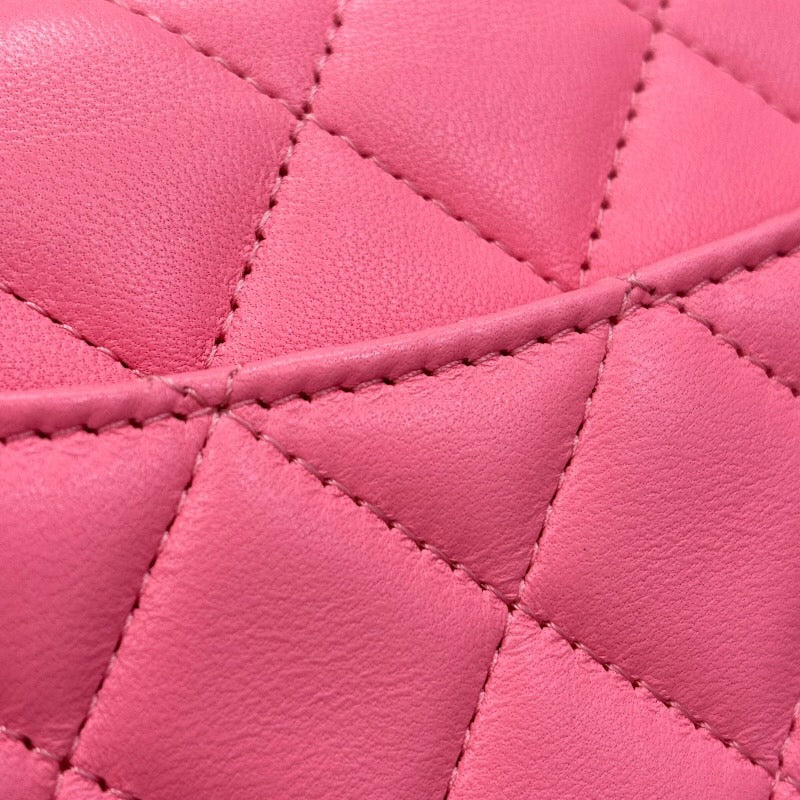 シャネル CHANEL マトラッセチェーンウォレット AP3745  ピンク ラムスキン ウォレットチェーン