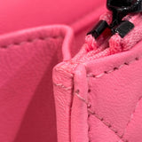 シャネル CHANEL マトラッセチェーンウォレット AP3745  ピンク ラムスキン ウォレットチェーン