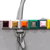 フェンディ FENDI プチトゥジュール 8BH253 ライトグレー レザー レディース ショルダーバッグ