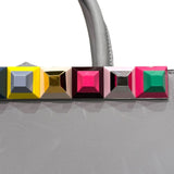 フェンディ FENDI プチトゥジュール 8BH253 ライトグレー レザー レディース ショルダーバッグ