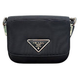 プラダ PRADA ショルダーバッグ 1BD263 ブラック×シルバー金具 ナイロン×レザー レディース ショルダーバッグ