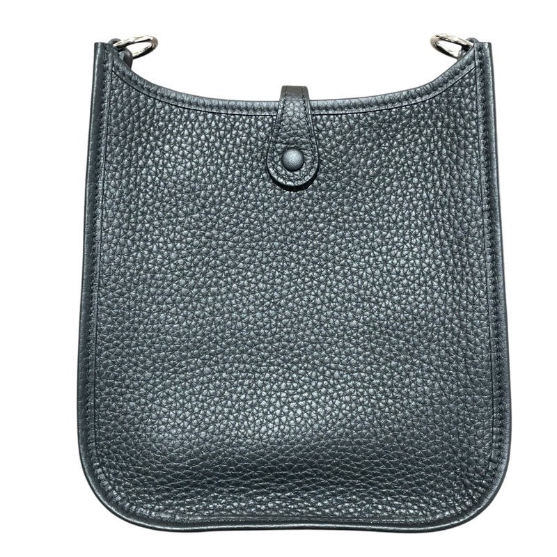 エルメス HERMES エヴリンTPM W刻 ブラック　SV金具 トリヨン レディース ショルダーバッグ