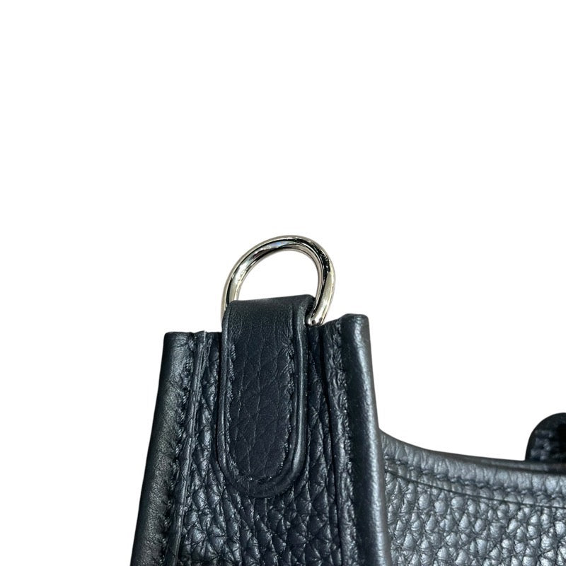 エルメス HERMES エヴリンTPM W刻 ブラック　SV金具 トリヨン レディース ショルダーバッグ