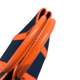 エルメス HERMES ガーデンパーティTPM X刻 ネイビー　SV金具 トワル・ネゴンダ レディース トートバッグ