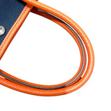 エルメス HERMES ガーデンパーティTPM X刻 ネイビー　SV金具 トワル・ネゴンダ レディース トートバッグ