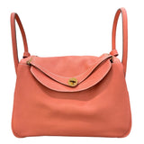 エルメス HERMES リンディ34 □Q刻印 クレヴェット×ゴールド金具 トリヨンクレマンス レディース ショルダーバッグ