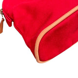 エルメス HERMES ボリードポーチPM レッド×GD金具 トワル レディース ポーチ