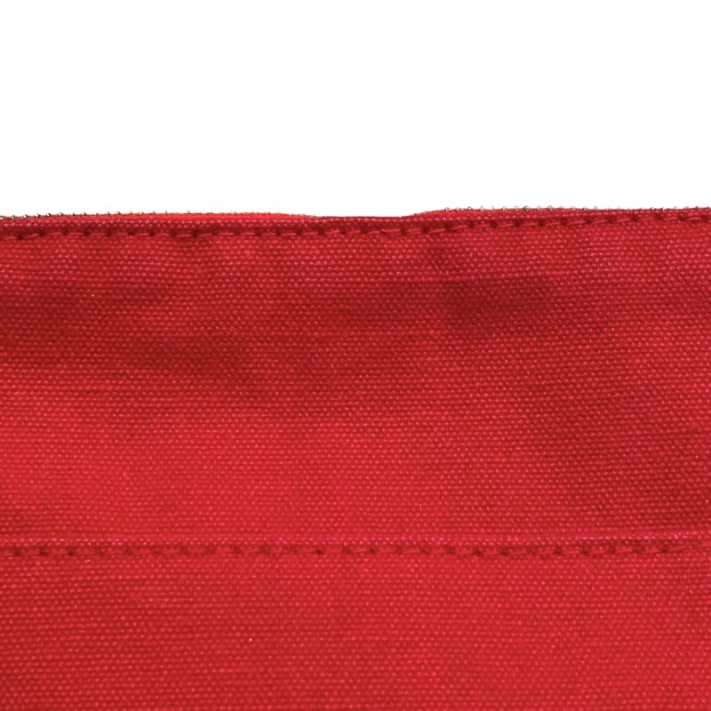 エルメス HERMES ボリードポーチPM レッド×GD金具 トワル レディース ポーチ