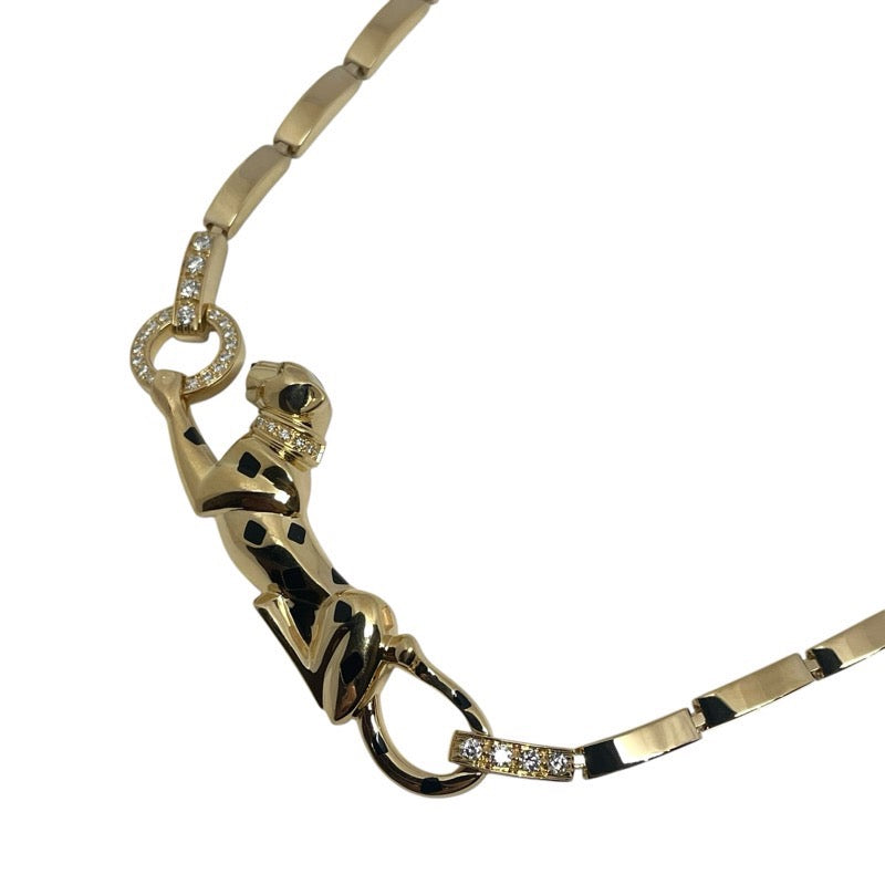 カルティエ Cartier パンテールドゥカルティエ ネックレス 750YG ダイヤモンド ジュエリー