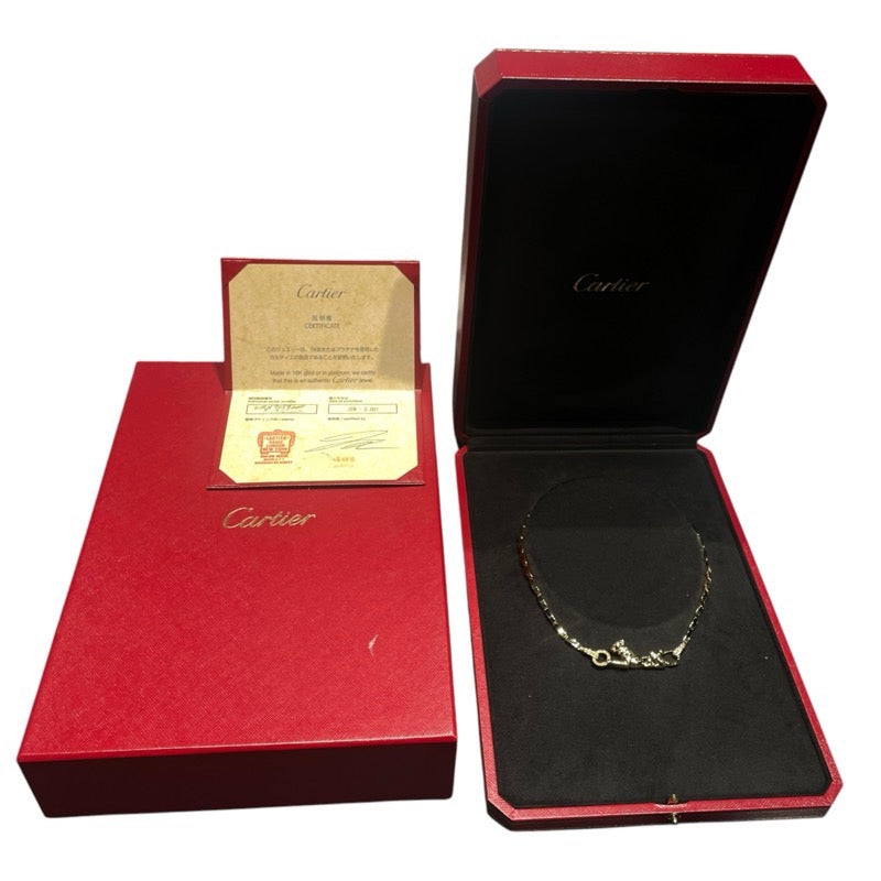 カルティエ Cartier パンテールドゥカルティエ ネックレス 750YG ダイヤモンド ジュエリー