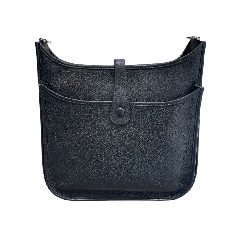 エルメス HERMES エブリン3GM T刻印 ブラック×シルバー金具 トリヨンクレマンス レディース ショルダーバッグ